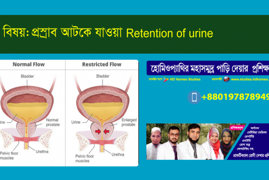 প্রস্রাব আটকে যাওয়া (Retention of urine) নিয়ে কয়েকটি প্রশ্ন ও উত্তর: